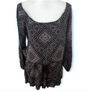 CHARLOTTE RUSSE BLACK & GRAY ROMPER SZ. L NWT.